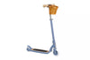 Trottinette 2 roues Banwood bleu - trottinette enfant design avec panier en osier