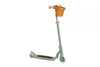 Trottinette 2 roues Banwood vert forêt - trottinette enfant design avec panier en osier