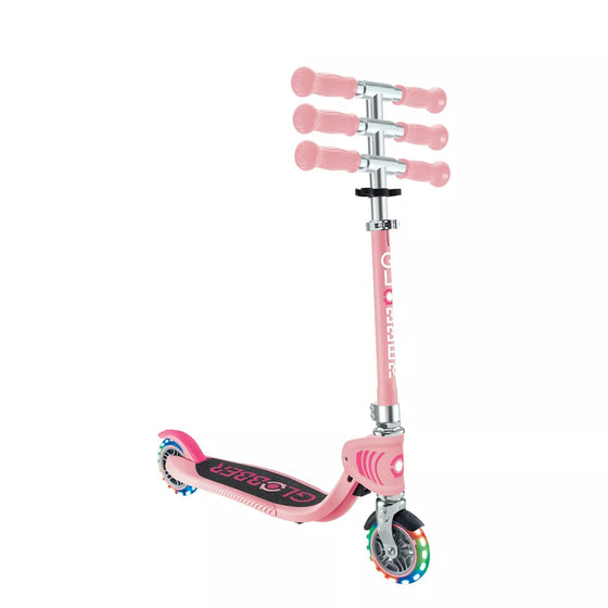 Trottinette 2 roues lumineuses Globber Junior Rose
