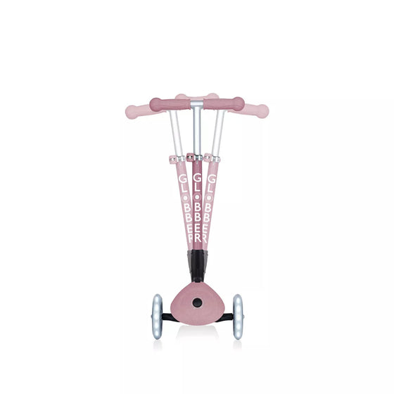 Trottinette 3 roues lumineuses rose framboise Globber