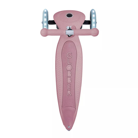 Trottinette 3 roues lumineuses rose framboise Globber
