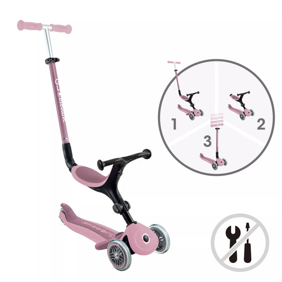 Trottinette évolutive Globber Go Up Active rose framboise