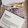 Trousse définition Maîtresse - cadeau original institutrice