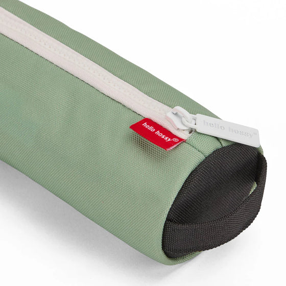 Trousse Hello Hossy vert pistache avec fermeture zippée crème