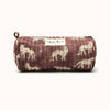 Trousse Opal Bengale Chocolat Apaches Collections matelassée imprimé félins écrus