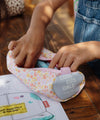 Trousse scolaire Hello Hossy Retro Flowers motif fleuri pastel
