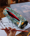 Trousse scolaire Hello Hossy motif Smiley colorée