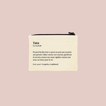  Trousse écrue citation Tata – cadeau original Family Impact Stories