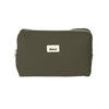 Trousse de toilette effet lin kaki - Bebel
