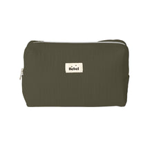  Trousse de toilette effet lin kaki - Bebel