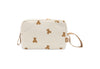 Trousse de toilette bébé Teddy Bear Jollein écrue avec petits oursons marron
