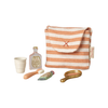 trousse toilette souris Maileg rayée terracotta accessoires miniature poupée enfant