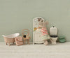 trousse toilette souris Maileg rayée terracotta accessoires miniature poupée enfant