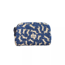  Trousse de toilette Maison Augustin bleu à imprimé teckel pour bébé et famille