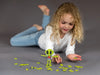 Tube Plus-Plus Alien 100 pièces avec mini construction extraterrestre verte