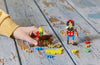 Tube Plus-Plus Pirate 100 pièces avec personnage pirate et trésor à construire
