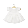 Robe tutu Rosanna blanc à manches courtes pour poupées Gordis – Minikane
