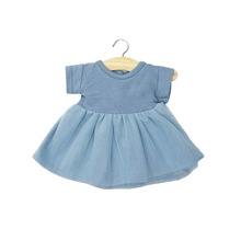  Robe tutu Rosanna bleu cobalt à manches courtes pour poupées Gordis – Minikane