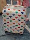 Valise cabine enfants Bon Cœur coloré Konges Slojd - bagage rigide à roulettes