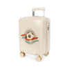 Valise cabine enfant Konges Sløjd avec motif football, roulettes 360°, poignée télescopique et serrure TSA intégrée