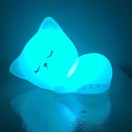 Veilleuse Chat Endormi Little L – lampe veilleuse LED avec télécommande pour enfant