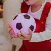 Veilleuse rechargeable ballon de foot noir et blanc – Mary’s