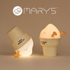 Veilleuse rechargeable Ice Cream Duck en forme de glace avec pattes de canard – Mary’s