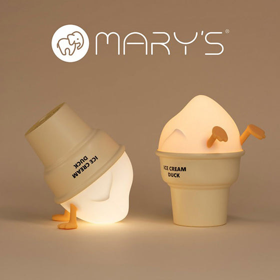 Veilleuse rechargeable Ice Cream Duck en forme de glace avec pattes de canard – Mary’s