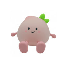  Veilleuse rechargeable pêche rose avec feuille verte – Mary’s