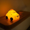 Veilleuse rechargeable taxi jaune mignon avec sourire – Mary’s