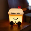 Veilleuse rechargeable en forme de bubble tea mignon pour chambre enfant