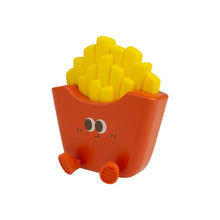 Veilleuse rechargeable en forme de frites jaune et rouge avec visage mignon pour chambre enfant