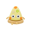 Veilleuse rechargeable en forme de part de pizza mignonne pour chambre enfant
