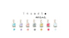 vernis à l'eau pour enfants top coat étoiles inuwet.