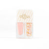 Vernis pour enfant Aquabelles Fleur et Chewing-Gum Mrs Ertha rose et paillettes