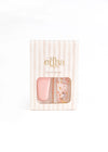 Vernis pour enfant Aquabelles Fleur et Chewing-Gum Mrs Ertha rose et paillettes