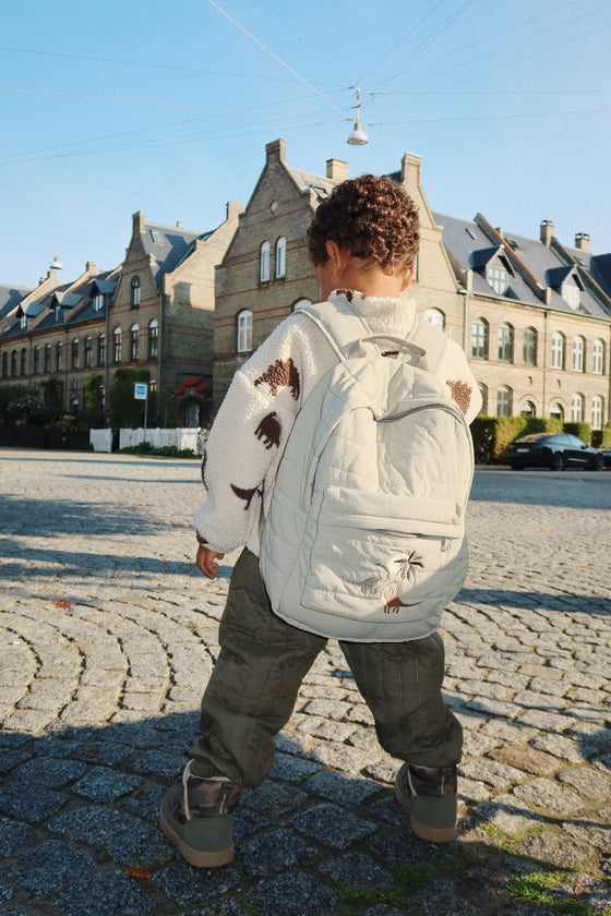 Veste Jody en teddy Dino Silhouette Konges Slojd.