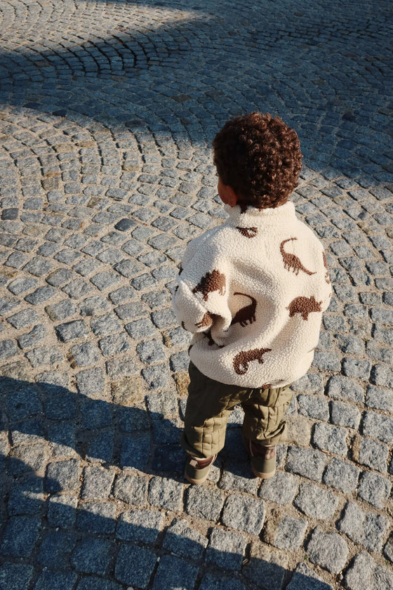 Veste Jody en teddy Dino Silhouette Konges Slojd.