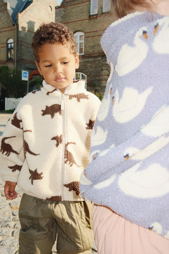 Veste Jody en teddy Dino Silhouette Konges Slojd.