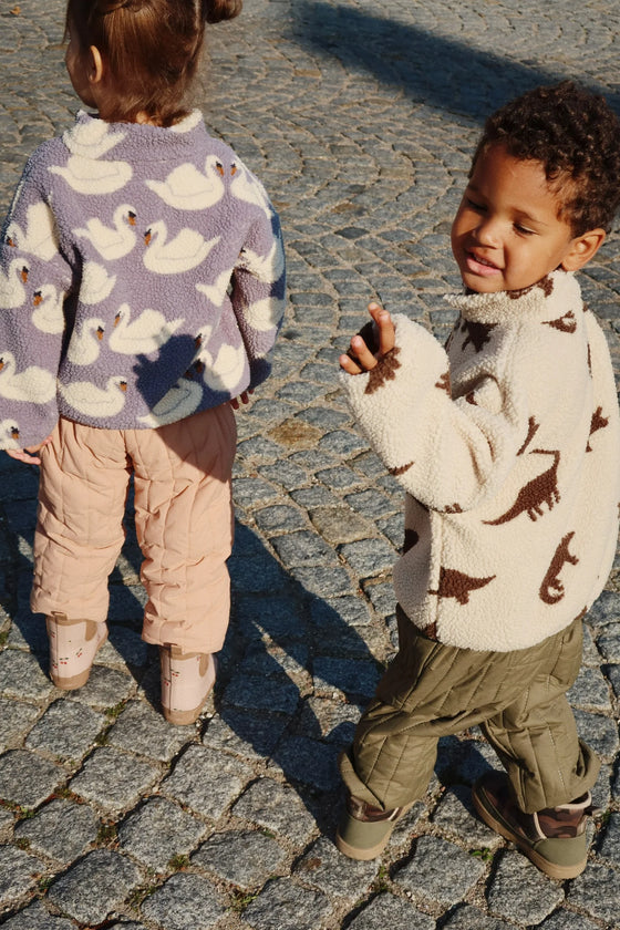 Veste Jody en teddy Dino Silhouette Konges Slojd.