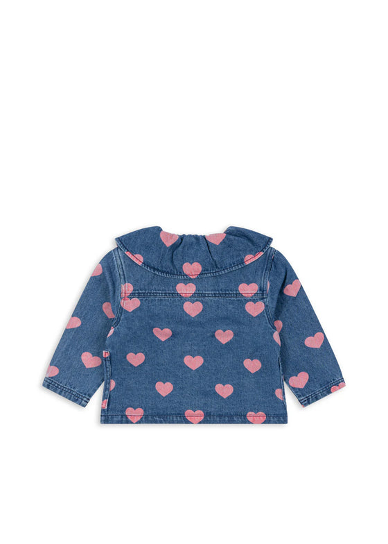 Chemise en jean Magot, Bon coeur Pink, Konges Slojd.