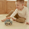 Voiture de police en bois Little Dutch avec figurine – jouet d’imitation