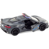 Voiture miniature Corvette police grise ou pompier rouge Ulysse