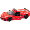 Voiture miniature Corvette police grise ou pompier rouge Ulysse
