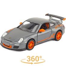  Voiture miniature Porsche 911 GT3 RS grise, blanche, noir ou orange Ulysse