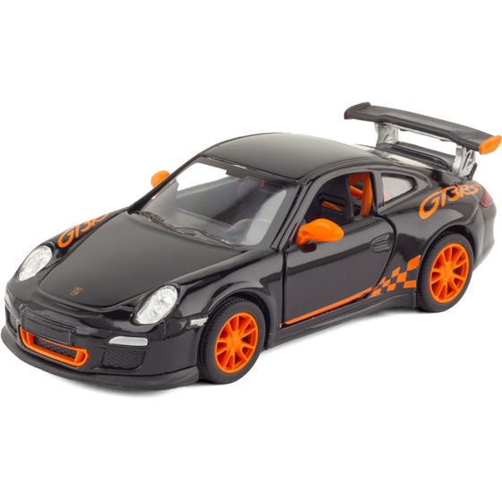 Voiture miniature Porsche 911 GT3 RS grise, blanche, noir ou orange Ulysse
