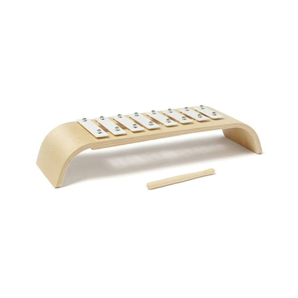  Xylophone en bois Blanc Kid's Concept.