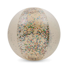  Ballon gonflable transparent - Crème avec paillettes - Konges Sløjd
