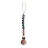 Attache tétine Cléo Cadet Blue wood - Mushie