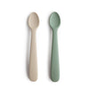 Lot de 2 cuillères Cambridge blue / Shifting sand - Mushie